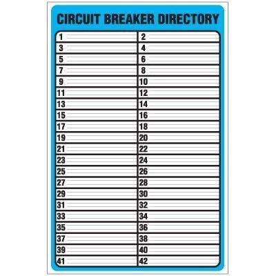 printable electrical box template|free printable breaker box directory.